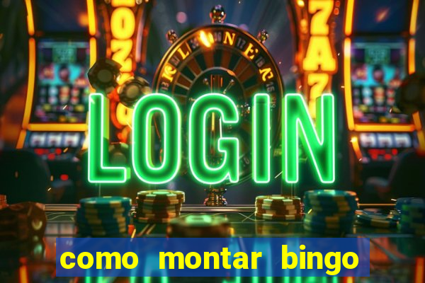 como montar bingo brinquedos toia